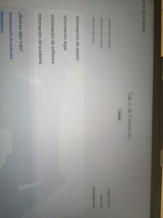 Tablet Samsung Galaxy Tab A