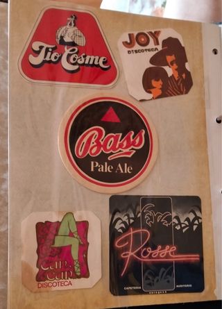 Colección 380 posavasos vintage
