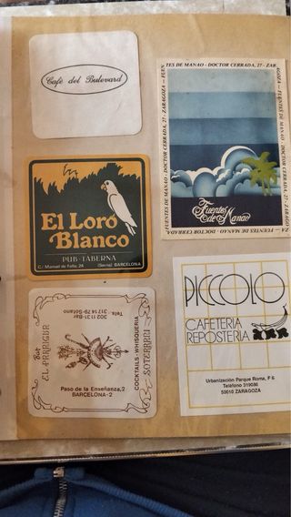 Colección 380 posavasos vintage