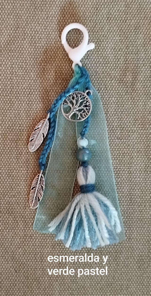 Llavero o adorno bolso - arbol de la vida