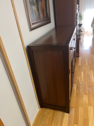 Mueble mexicano madera y espejo