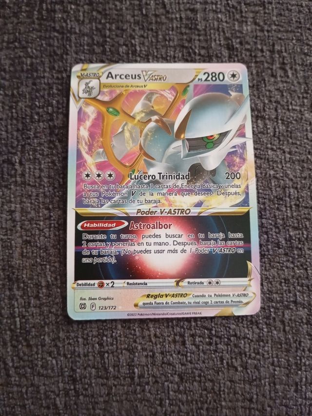 Carta Pokémon Arceus VSTAR 123/172