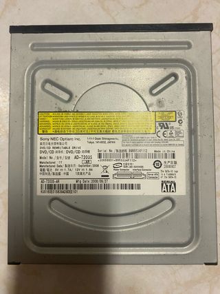 Lector Grabador DVD/CD Sony NEC Optiarc AD-72035