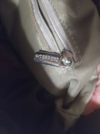 Bolso piel Auténtica, marca Torrens negro y marrón