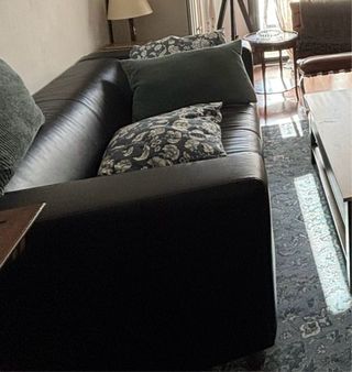 Sofá IKEA Klippan Piel Negro