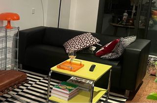 Sofá IKEA Klippan Piel Negro
