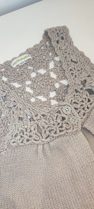 Chaleco crochet niña