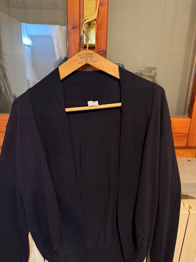 Cardigan blu taglia L