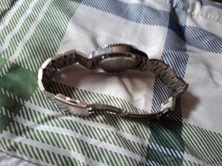 Reloj de Pulsera Azul y Plateado