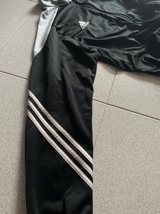 Adidas track jacket vintage black blue Y2K