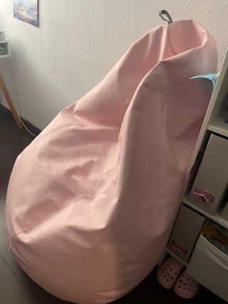 Puff Polipiel Rosa XXL
