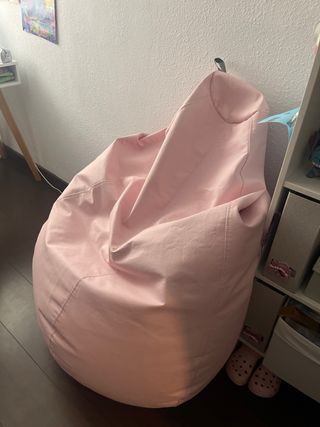 Puff Polipiel Rosa XXL