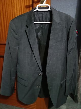 Americana Hugo Boss Hombre Talla 48 Gris