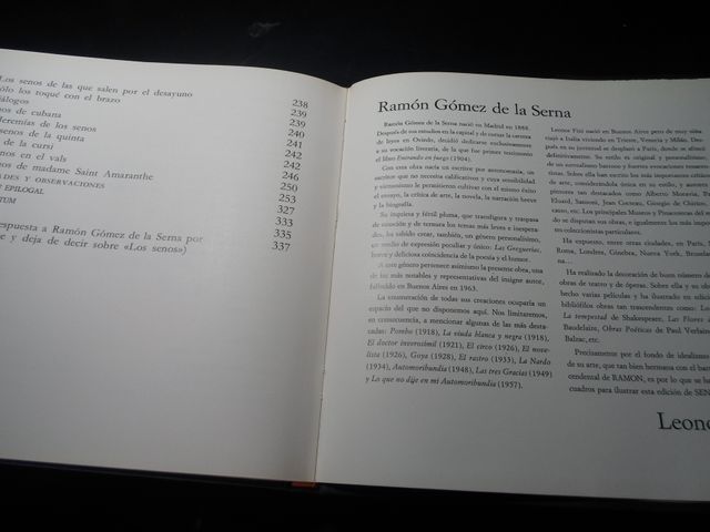 Libro SENOS-R. GOMEZ DE LA SERRA 1972