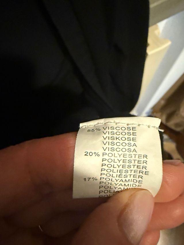 Cardigan nero lungo taglia L