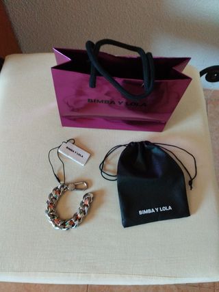 Pulsera Bimba y Lola Multicolor y Plateada