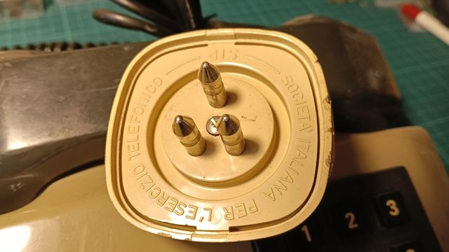 Telefoni Italtel 1987 Beige/Nero