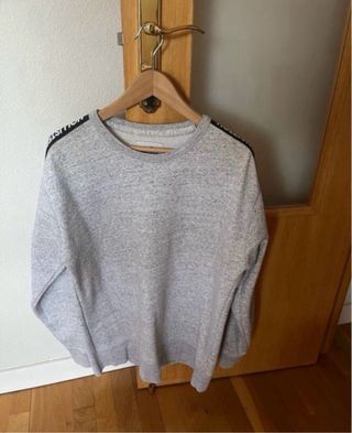 Sudadera Hollister Gris Talla L