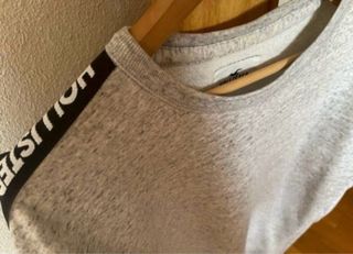 Sudadera Hollister Gris Talla L