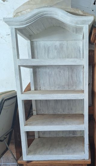 Estante Mexicano Madera Blanco