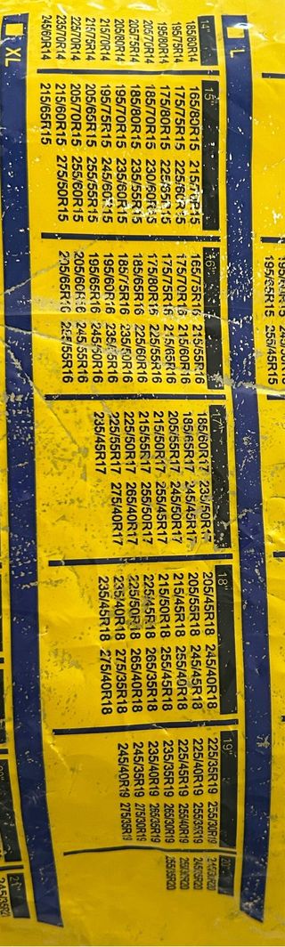 Cadenas de Nieve Textiles Goodyear Talla L