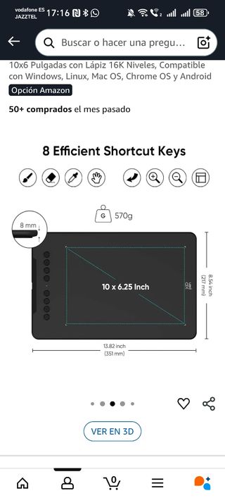 Tableta Gráfica XPPen Deco01 V2