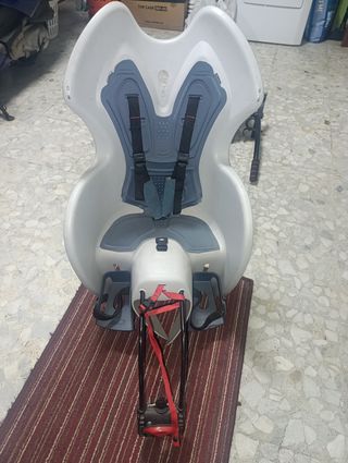 Silla bici bebé, porta bicicletas.