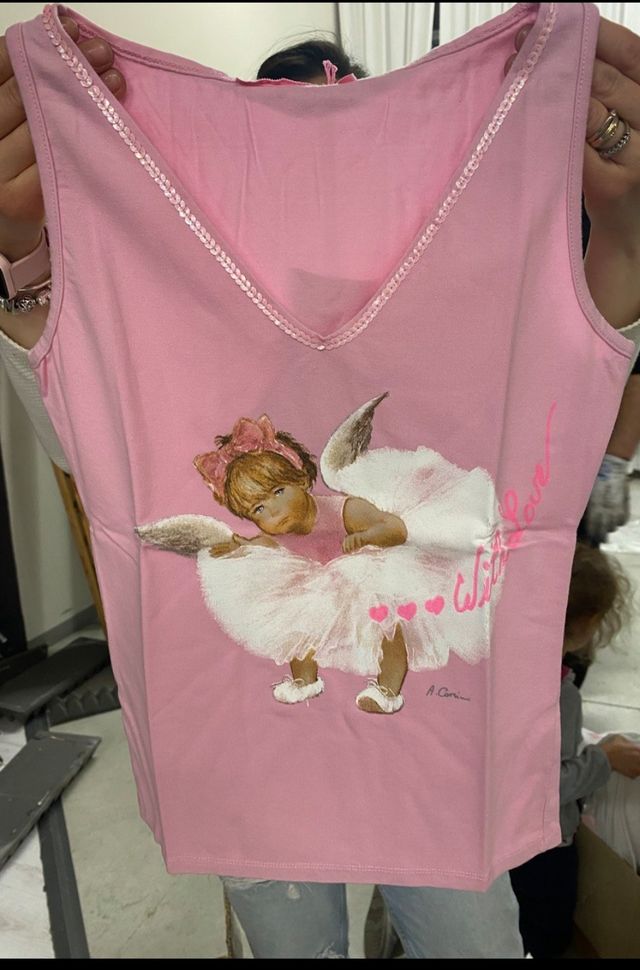 5 maglie With Love nuove misura S