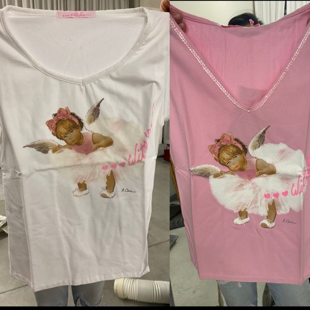 5 maglie With Love nuove misura S