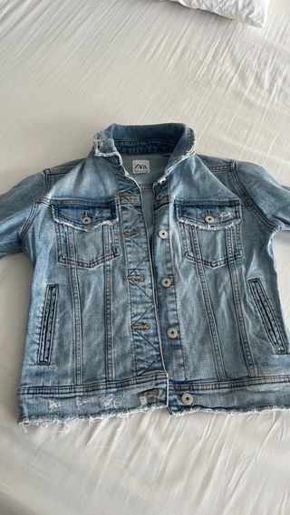 Chaqueta vaquera Zara azul