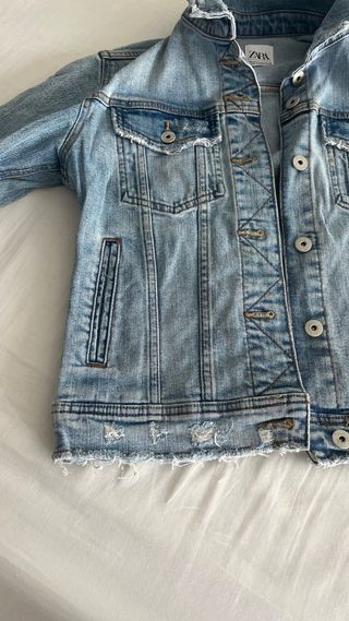 Chaqueta vaquera Zara azul