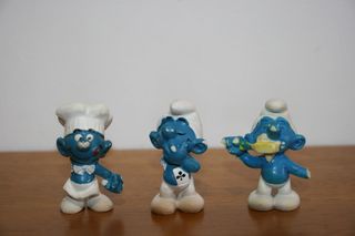 Lote 12 Smurfs Schleich