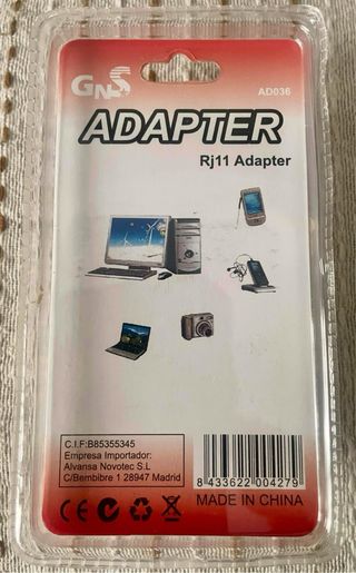Adaptador GnS RJ11 CAT 5E