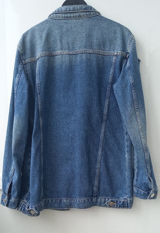 Cazadora Vaquera Oversize Mango Talla S