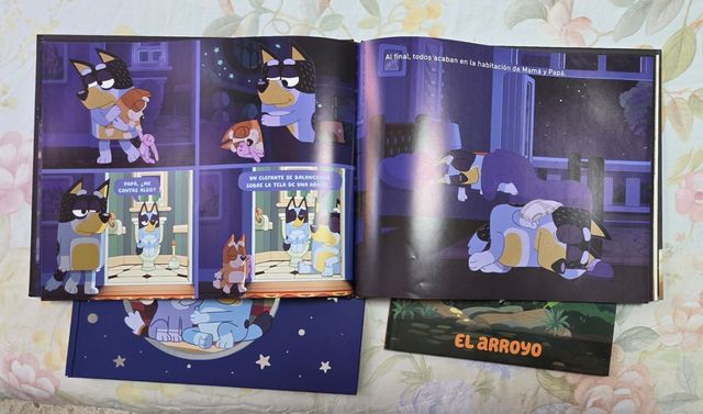 3 libros de Bluey