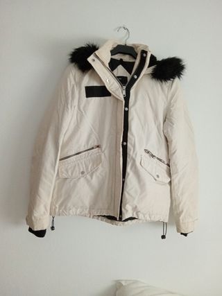 Anorak blanco roto niña talla S