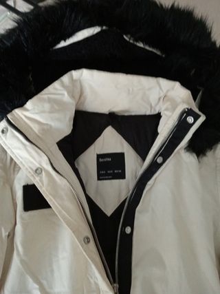 Anorak blanco roto niña talla S