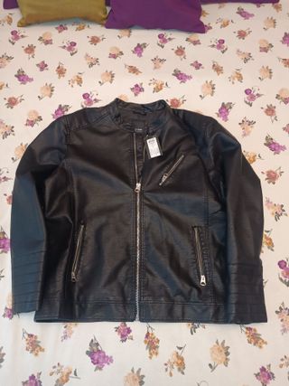 Cazadora Biker Polipiel Hombre XXL ONLY & SONS