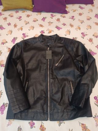Cazadora Biker Polipiel Hombre XXL ONLY & SONS
