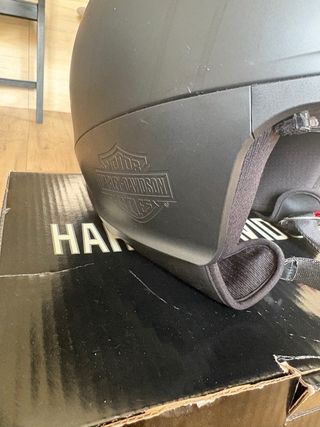 2 CASCOS Harley Davidson Delton Negro Talla XL y S