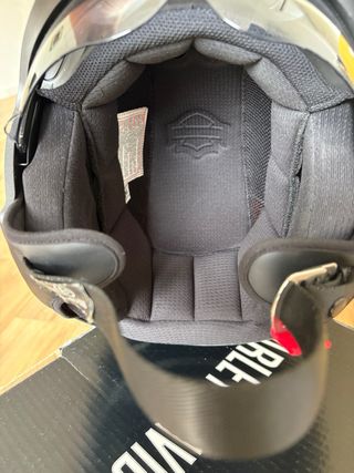 2 CASCOS Harley Davidson Delton Negro Talla XL y S
