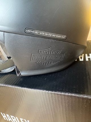 2 CASCOS Harley Davidson Delton Negro Talla XL y S