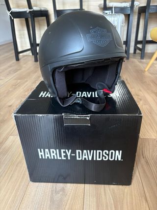 2 CASCOS Harley Davidson Delton Negro Talla XL y S