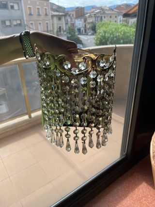 Juego de 2 lámparas de mesita de noche antiguas