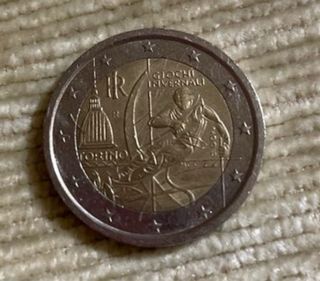 Moneda 2 Euros Torino Giochi Invernali