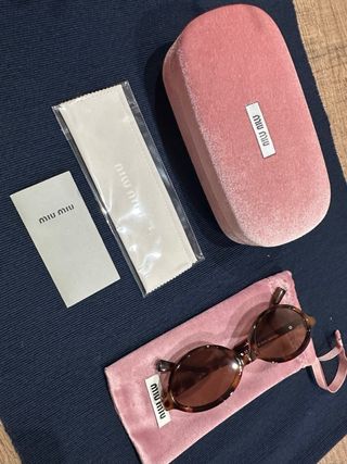 Occhiali da sole Miu Miu marroni