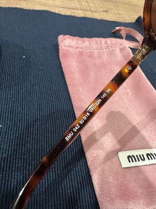 Occhiali da sole Miu Miu marroni