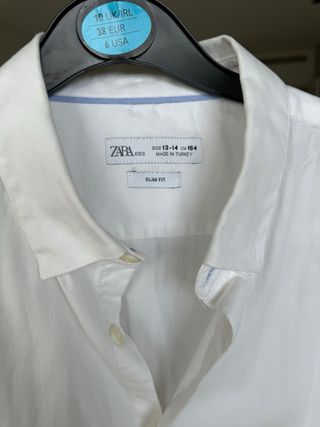 Camisa Zara menino branca