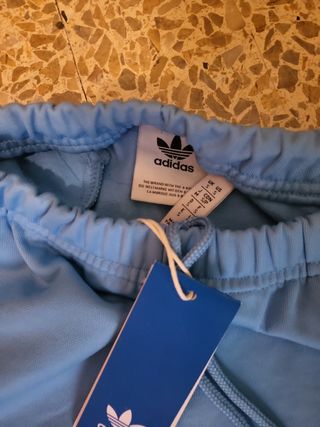 Pantalón Adidas Beckenbauer Azul Claro Nuevo
