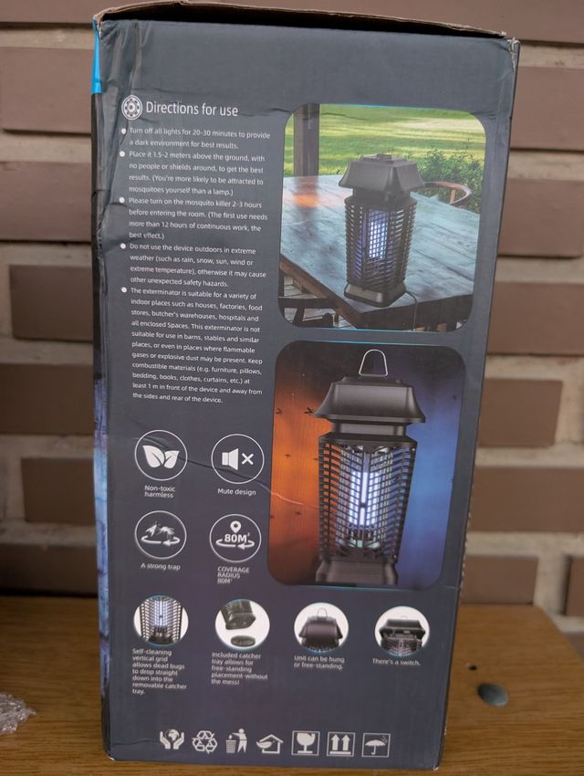 Lámpara mata mosquitos YEEFON 20W